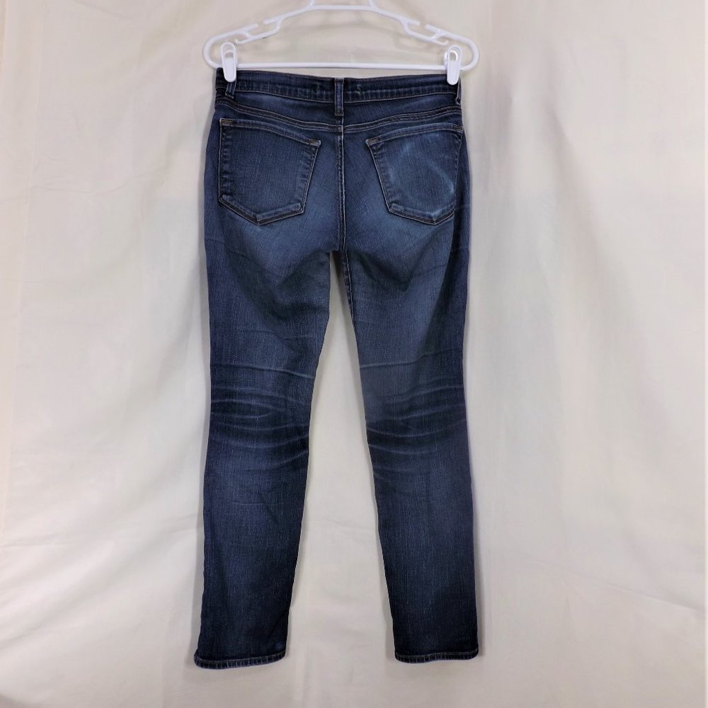 J Brand 5 Pocket Style Blue Denim Light Distress Med-Dark Wash Jeans Pants 27 - Picture 2 of 14